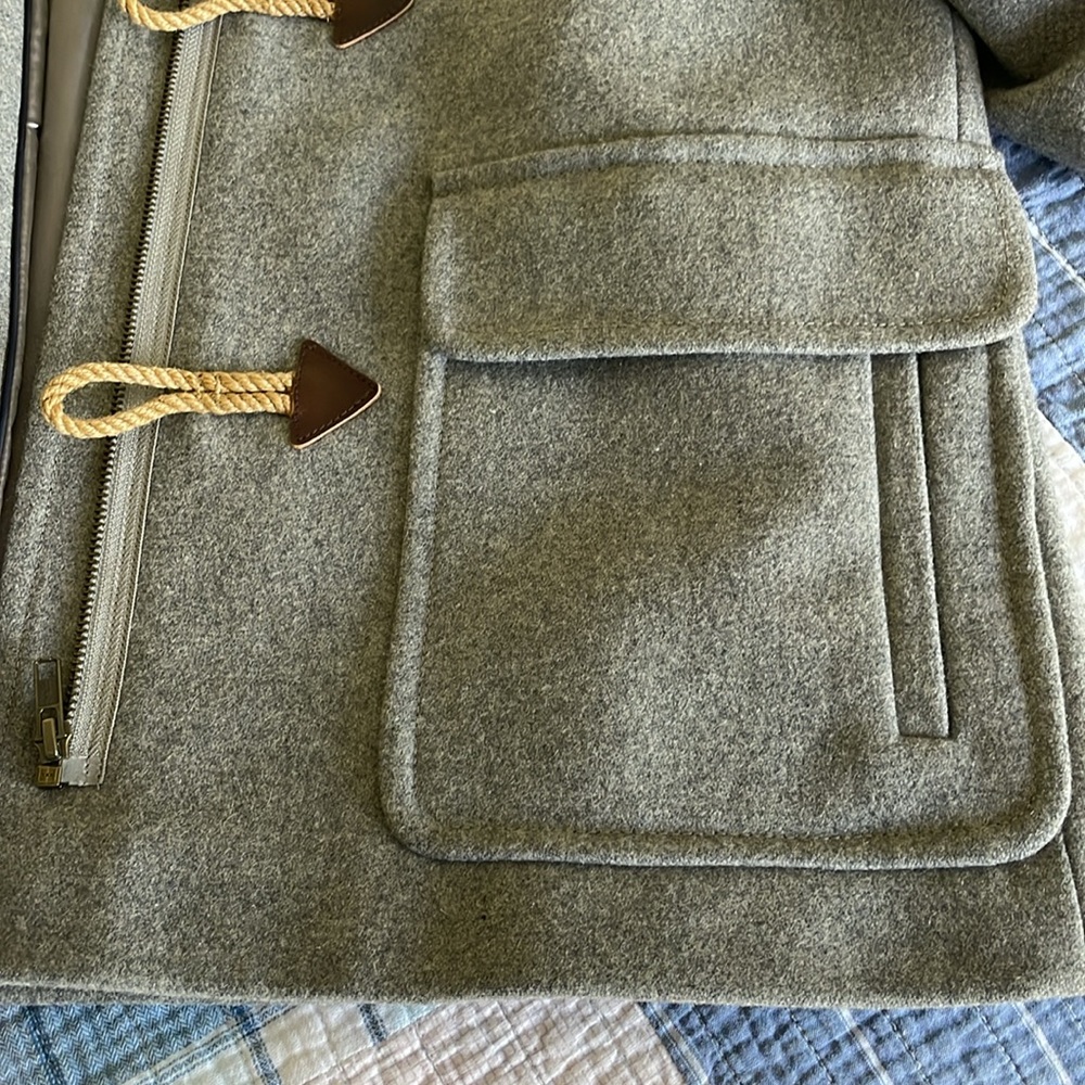 J.Crew ~ Wool Winter Coat with Toggles - Picture 6 of 12